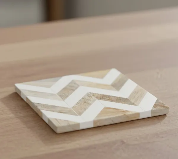 Natural_&_White_Chevron_Wood_Resin_Coaster_(Pack_Of_6)_(10_Cm)