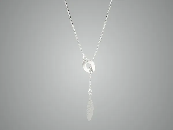 Silver_Leaf_Dangler_Chain_For_Women
