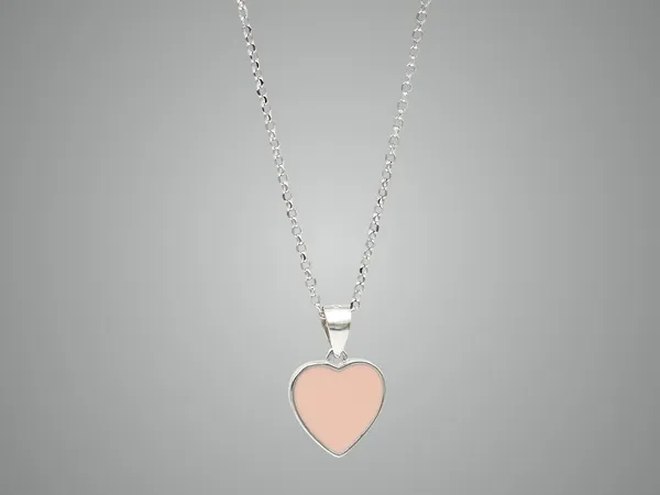 Silver_Peach_Heart_Whisper_Chain_For_Women