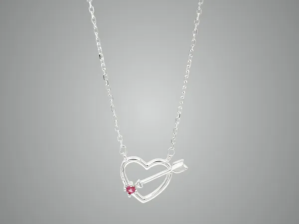Silver_Heart_Arrow_Delight_Chain_For_Women