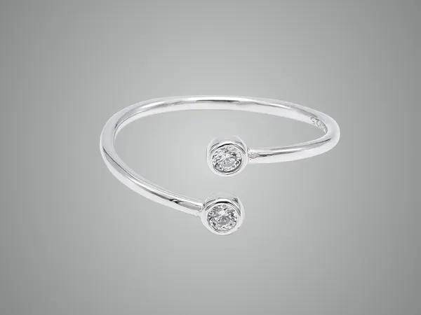 Silver_Cuff_Diamond_Brilliance_Ring_For_Women