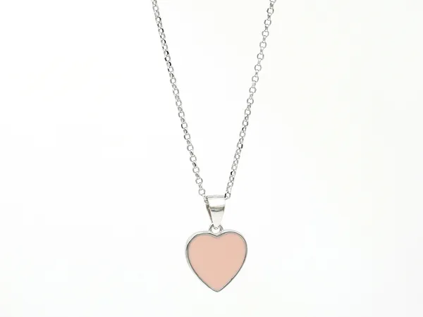 Silver_Peach_Heart_Whisper_Chain_For_Women