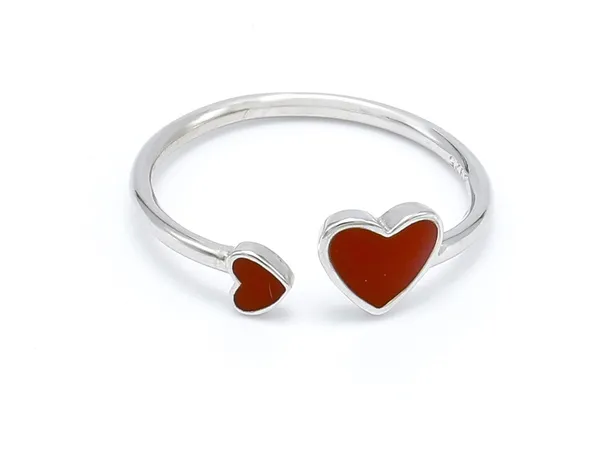 Silver_Double_Heart_Embrace_Ring_For_Women