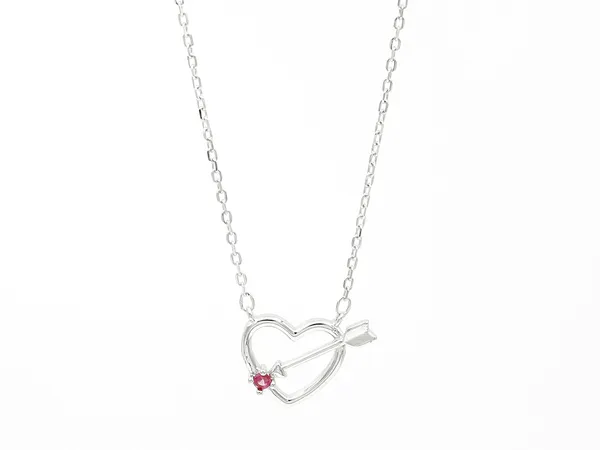 Silver_Heart_Arrow_Delight_Chain_For_Women