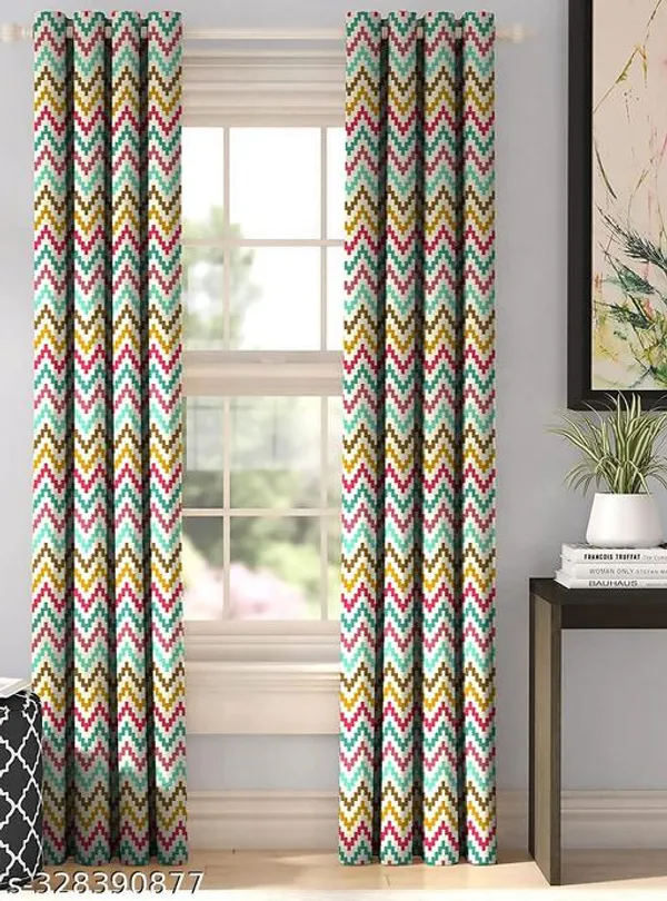 Multicolor_Polycotton_Living_Room_Door_Curtain