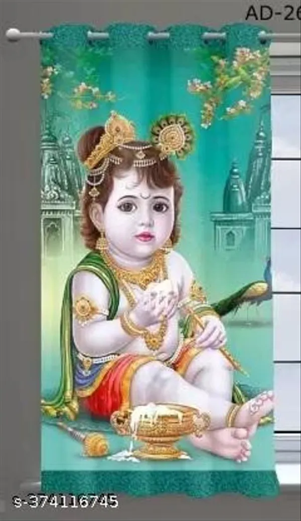 Multicolor_Polycotton_Royal_God_Motif_Wallpaper