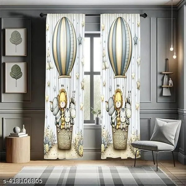 Multicolor_Polycotton_3D_Printed_Door_Curtain