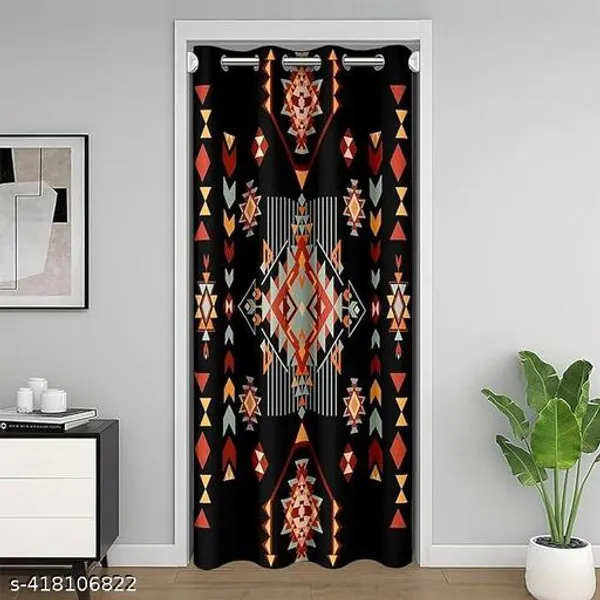 Multicolor_Polycotton_3D_Print_Door_Curtain