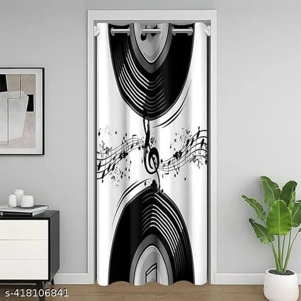 Multicolor_Polycotton_3D_Printed_Door_Curtain