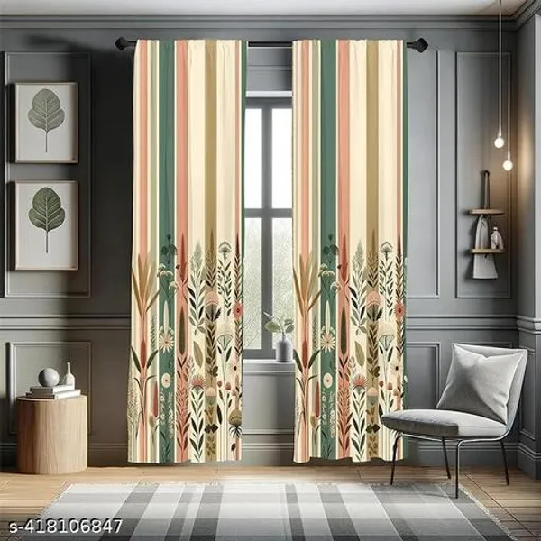 Multicolor_Polycotton_3D_Printed_Door_Curtain