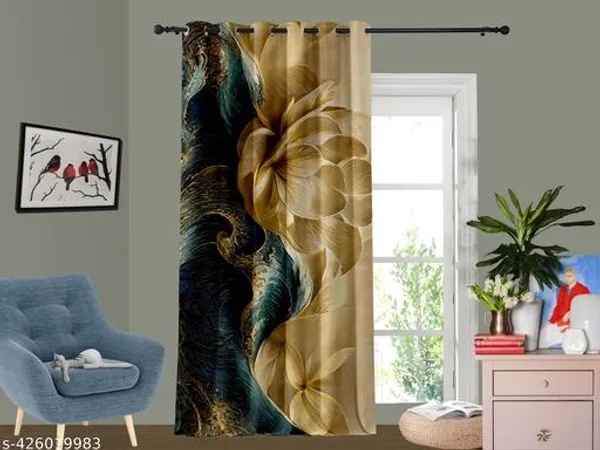 Multicolor_Polycotton_Living_Room_Printed_Door_Curtain