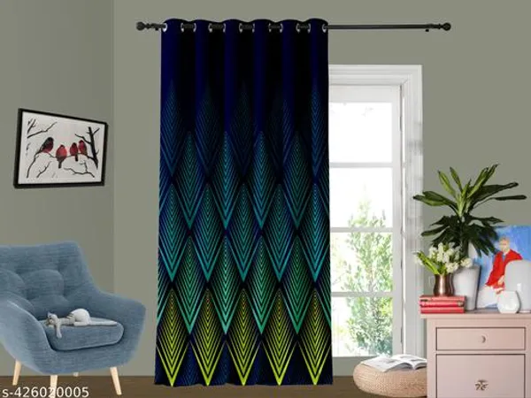 Multicolor_Polycotton_Printed_Living_Room_Curtain