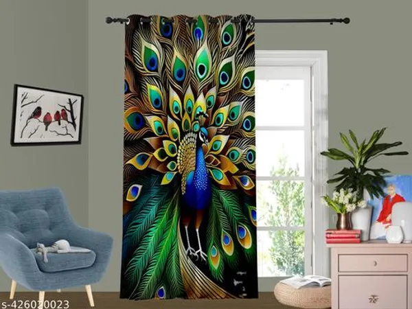 Multicolor_Polycotton_Living_Room_Print_Window_Curtain