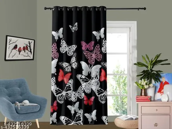 Multicolor_Polycotton_3D_Printed_Door_Curtain