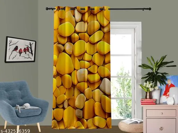 Multicolor_Polycotton_3D_Printed_Door_Curtain