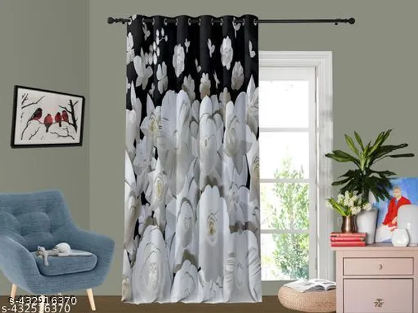 Multicolor_Polycotton_3D_Printed_Long_Door_Curtain