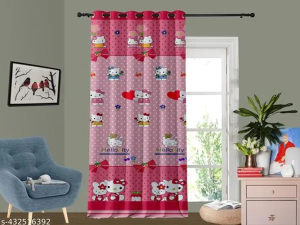 Multicolor_Polycotton_3D_Printed_Long_Door_Curtain