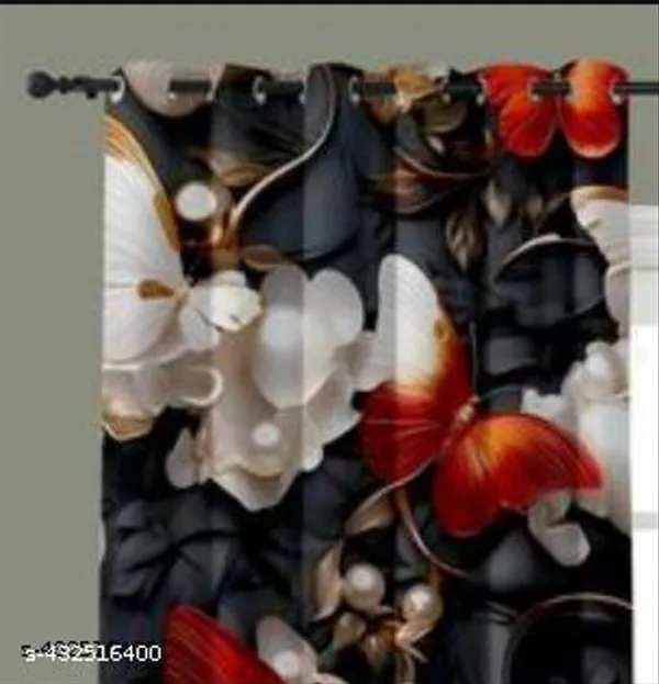 Multicolor_Polycotton_3D_Print_Door_Curtain