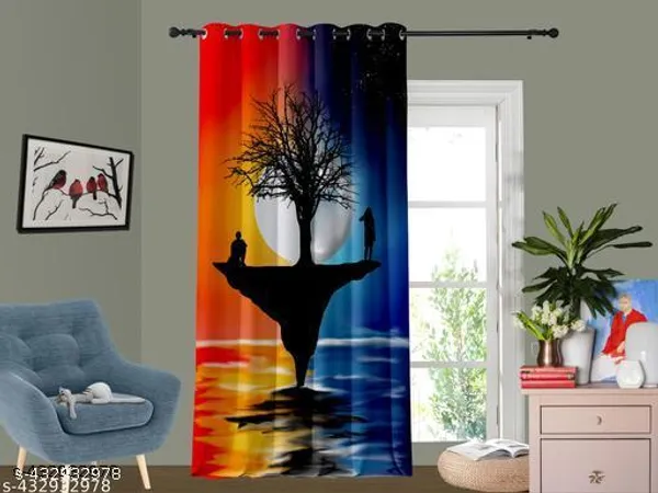 Multicolor_Polycotton_Blackout_Soundproof_Door_Curtain