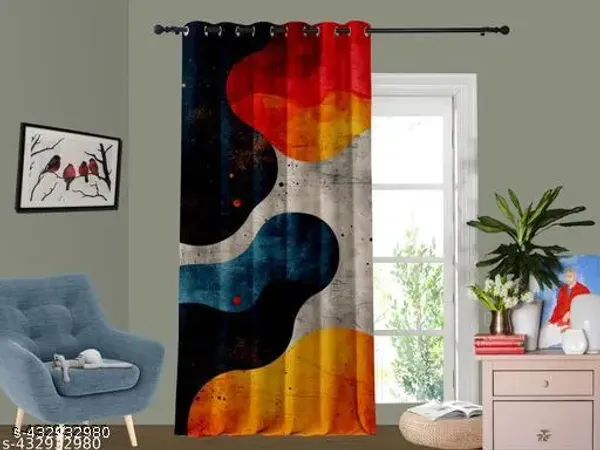 Multicolor_Polycotton_Blackout_Print_Door_Curtain