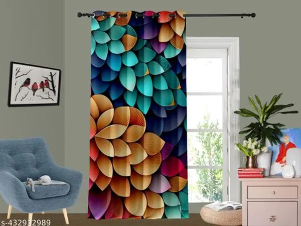 Multicolor_Polycotton_Blackout_Soundproof_Door_Curtain