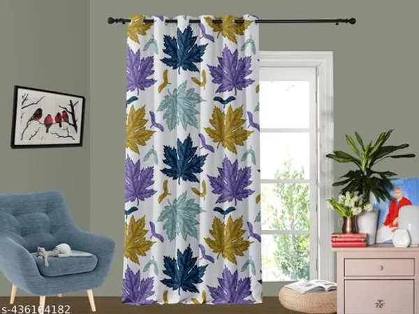 Multicolor_Polycotton_Blackout_Door_Curtain