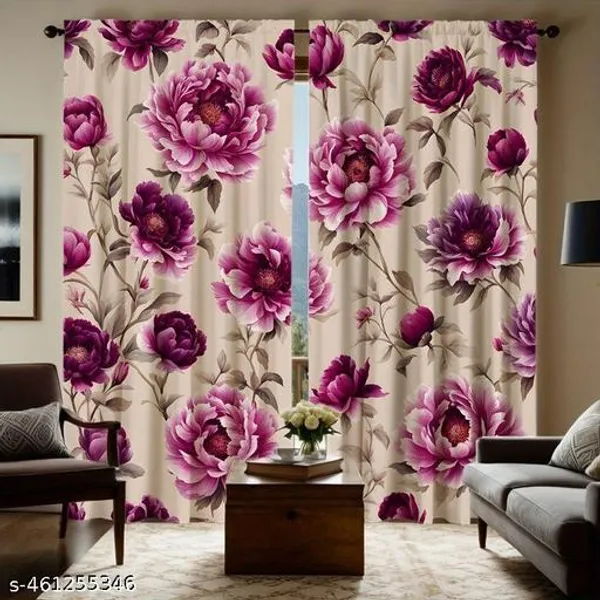 Pack_of_2_Pack_of_2__Multicolor_Polycotton_Light_Filtering_3D_Print_Door_Curtain
