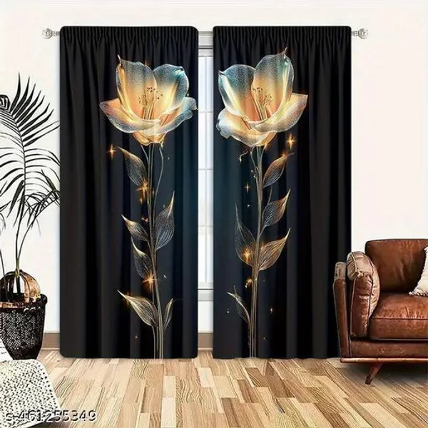 Pack_of_2_Pack_of_2__Multicolor_Polycotton_Light_Filtering_3D_Print_Door_Curtain