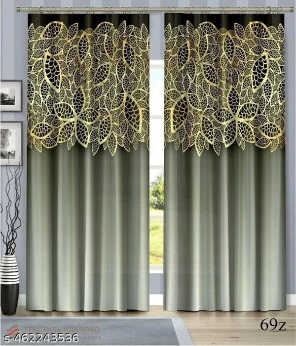 Pack_of_2_Pack_of_2__Multicolor_Polycotton_Light_Filtering_3D_Print_Door_Curtain