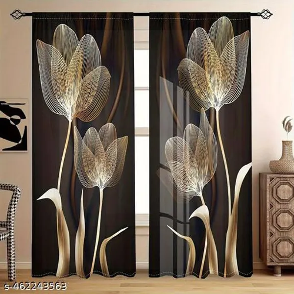 Pack_of_2_Pack_of_2__Multicolor_Polycotton_3D_Print_Light_Filtering_Door_Curtain