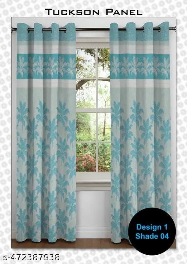 Multicolor_Polycotton_Blackout_Door_Curtain