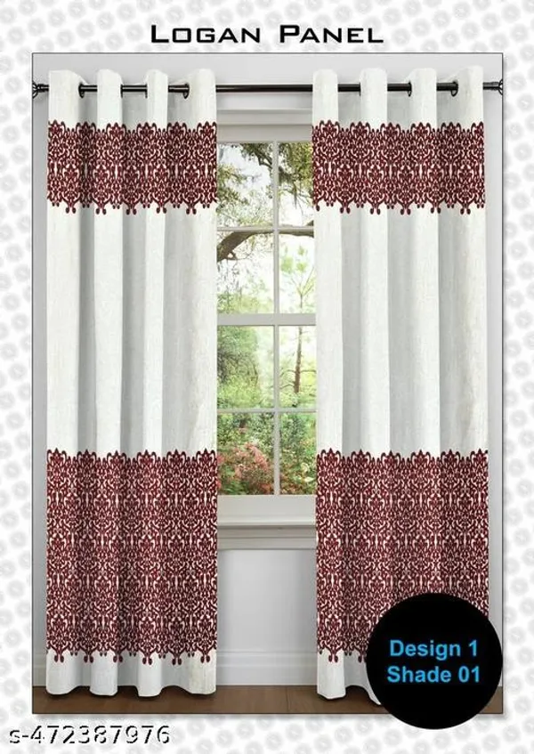 Multicolor_Polycotton_Blackout_Door_Curtain