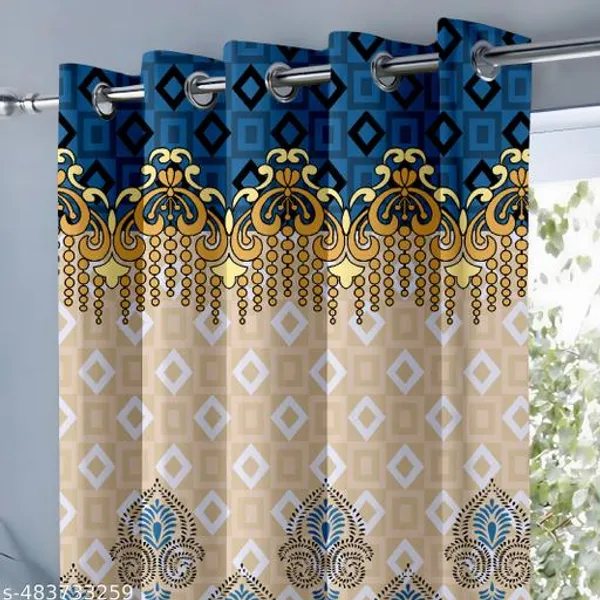 Multicolor_Polycotton_Regal_Patterned_Window_Curtain