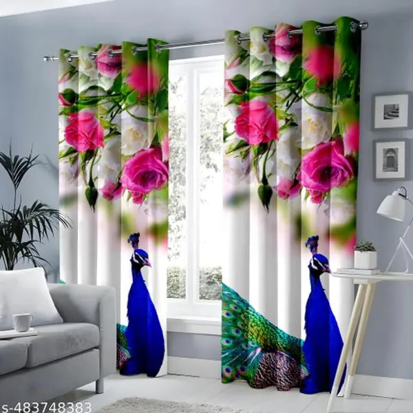 Pack_of_2_Pack_of_2__Multicolor_Polycotton_3D_Floral_Peacock_Digital_Print_Door_Curtain