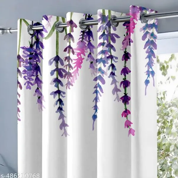 Multicolor_Polycotton_Contemporary_3D_Botanical_Print_Window_Curtain