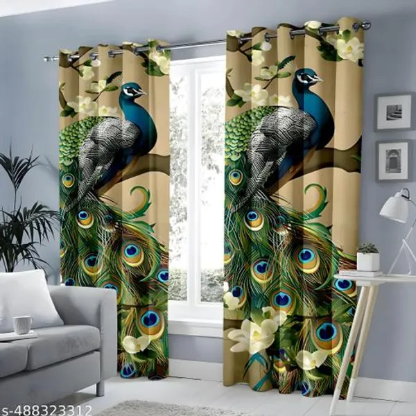 Multicolor_Polycotton_Sheer_3D_Print_Door_Curtain