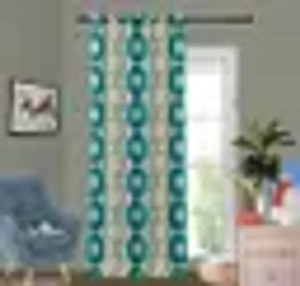Multicolor_Polycotton_Modern_Geometric_Print_Eyelet_Door_Curtain