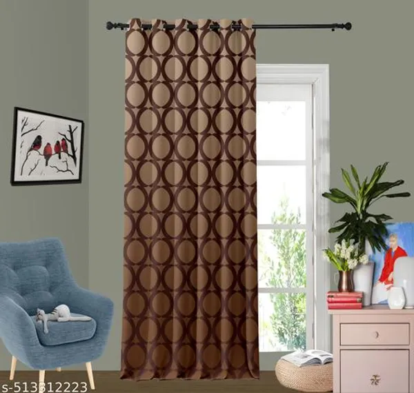 Multicolor_Polycotton_3D_Print_Eyelet_Door_Curtain