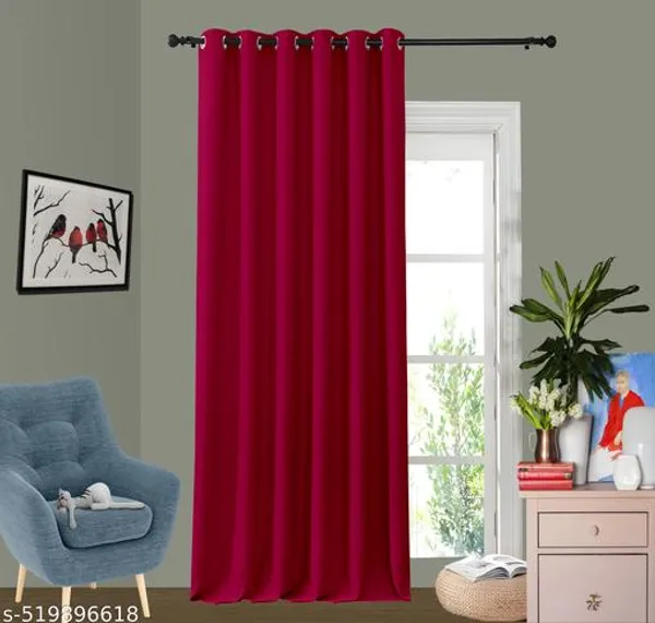 Pack_of_2_Pack_of_2__Multicolor_Polyester_Floral_Ivy_Print_Eyelet_Door_Curtain