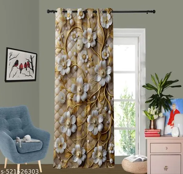 Multicolor_Polycotton_Designer_3D_Print_Window_Curtain