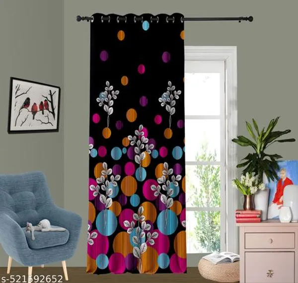 Pack_of_2_Pack_of_2__Multicolor_Polycotton_3D_Floral_Print_Eyelet_Door_Curtain