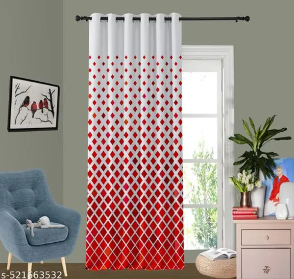 Multicolor_Polycotton_Modern_Abstract_Diamond_Print_Door_Curtain