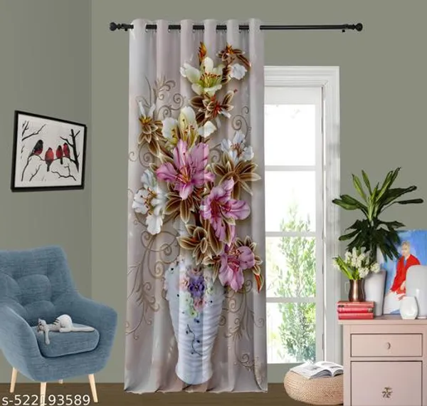 Pack_of_2_Pack_of_2__Multicolor_Polycotton_Light_Filtering_Floral_Print_Door_Curtain