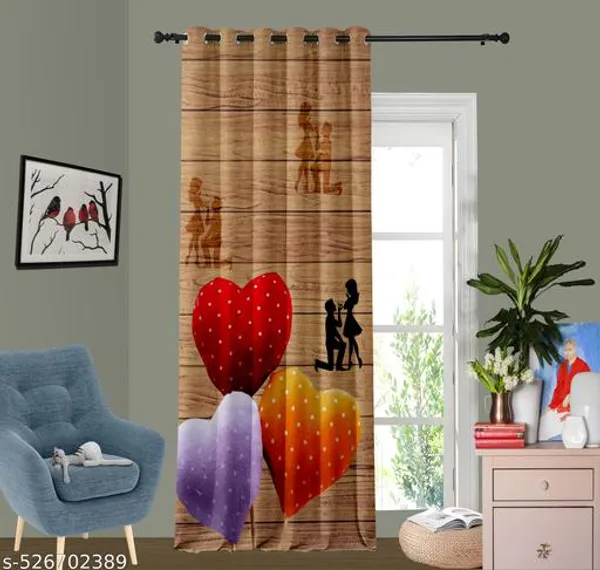 Multicolor_Polyester_3D_Digital_Hearts_Print_Curtain