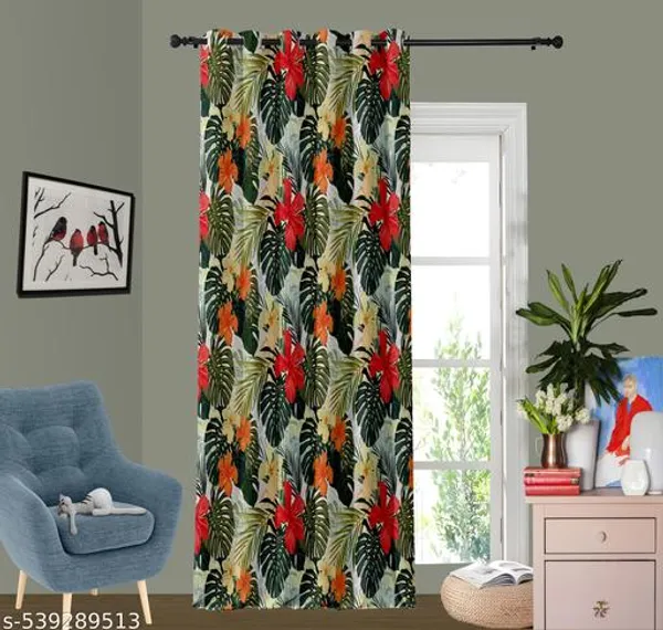 Pack_of_2_Pack_of_2__Multicolor_Polycotton_Blackout_Bagh_E_Gul_Floral_Eyelet_Door_Curtain