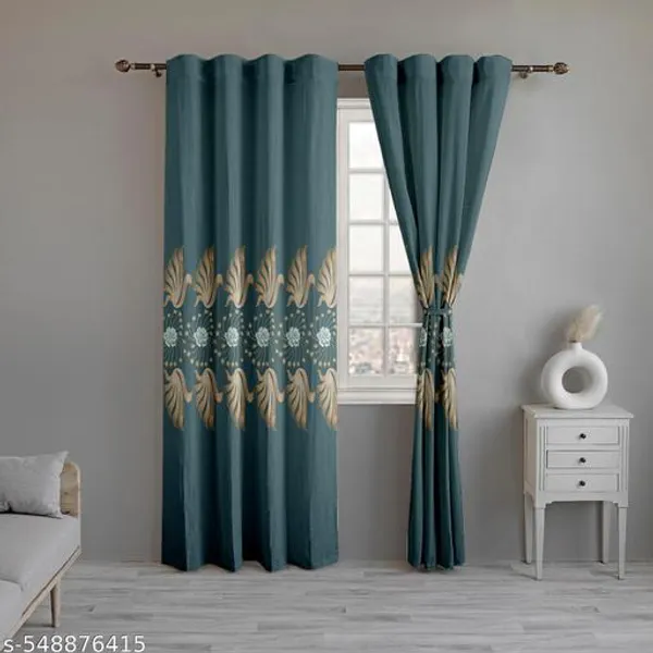 Multicolor_Polyester_Classical_3D_Chenille_Digital_Print_Grommet_Curtain