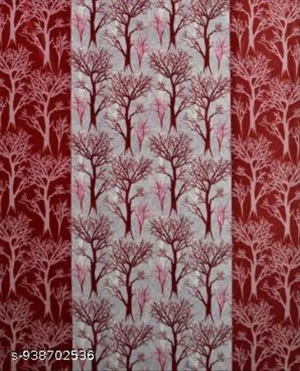 Pack_of_2_Pack_of_2__Multicolor_Polycotton_Jacquard_Crimson_Forest_Print_Door_Curtain