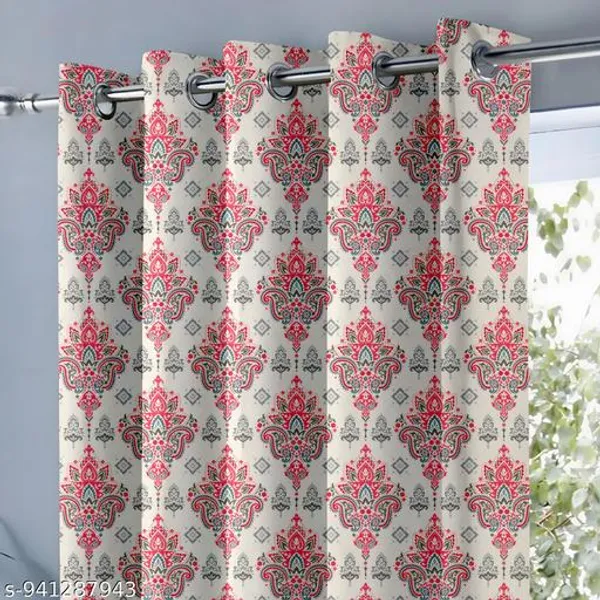 Pack_of_2_Pack_of_2__Multicolor_Polycotton_Floral_Print_Eyelet_Window_Door_Curtain