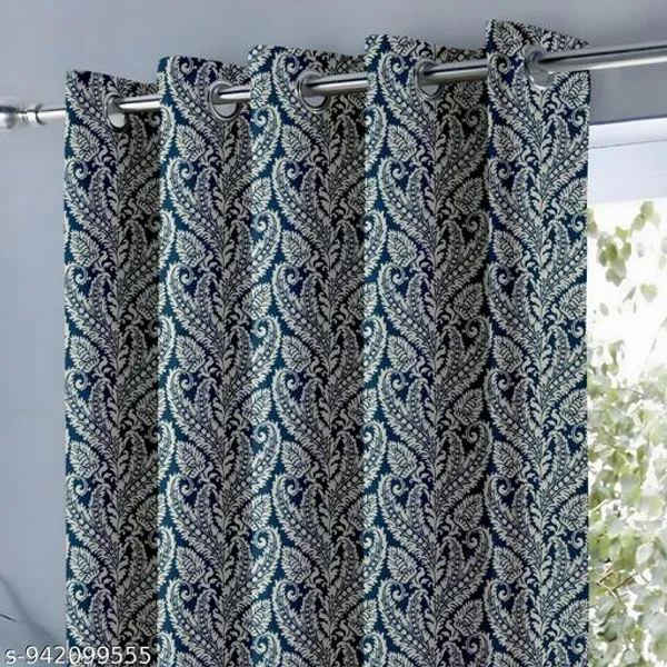 Multicolor_Polycotton_Blackout_Floral_Paisley_Print_Eyelet_Curtain