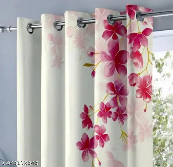 Multicolor_Polycotton_Blackout_Floral_Print_Eyelet_Kids_Window_Curtain